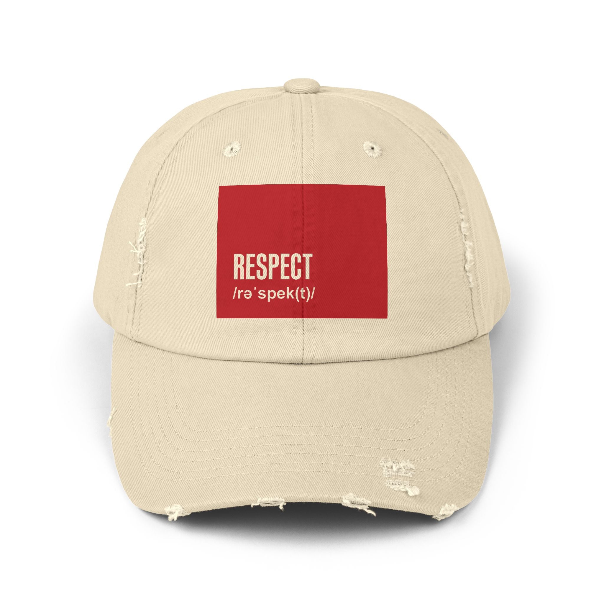 Respect Distressed Cap