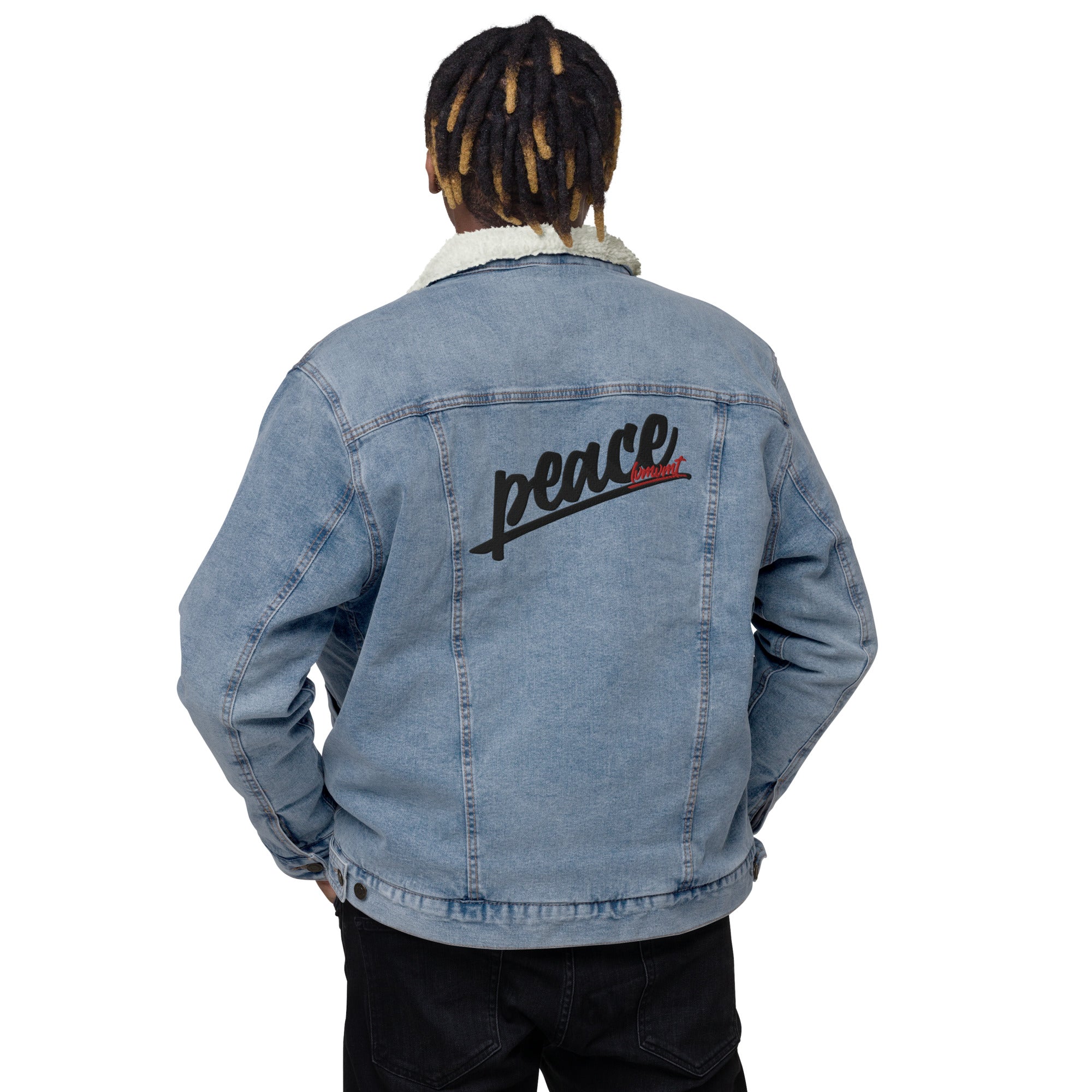 Peace Denim Sherpa Jacket