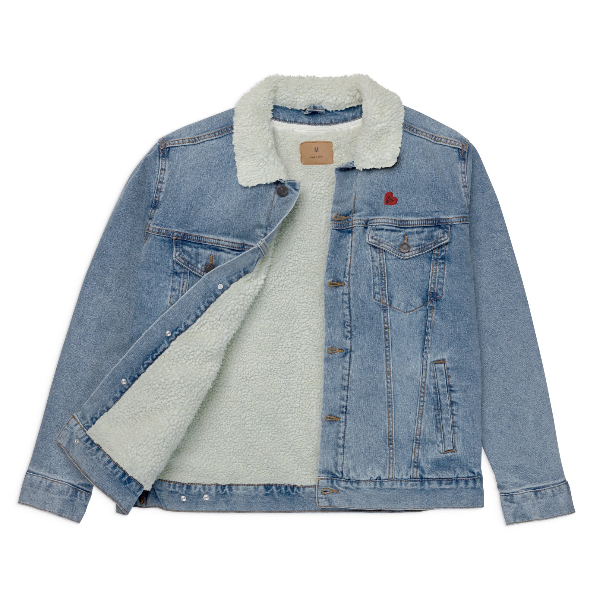 Peace Denim Sherpa Jacket